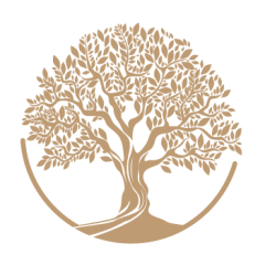 Logo Jana Gajosa - złote drzewo